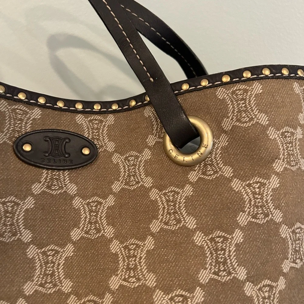 Celine Macadam Canvas Tote - Rare Bag with COA - Picture 4 of 14